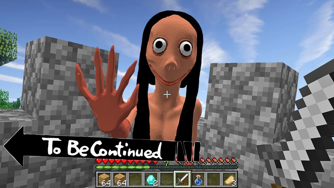 This Is Real Momo In Minecraft To Be Continued By Scooby Craft 5 Minecraft Videos 6655