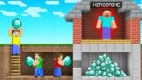 We STOLE DIAMONDS From HEROBRINE! (Minecraft)