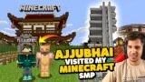 @Total Gaming Visited My Minecraft SMP || AjjuBhai & AmitBhai in Survivors SMP