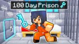 Breaking Out from a 100 DAY PRISON in Minecraft!