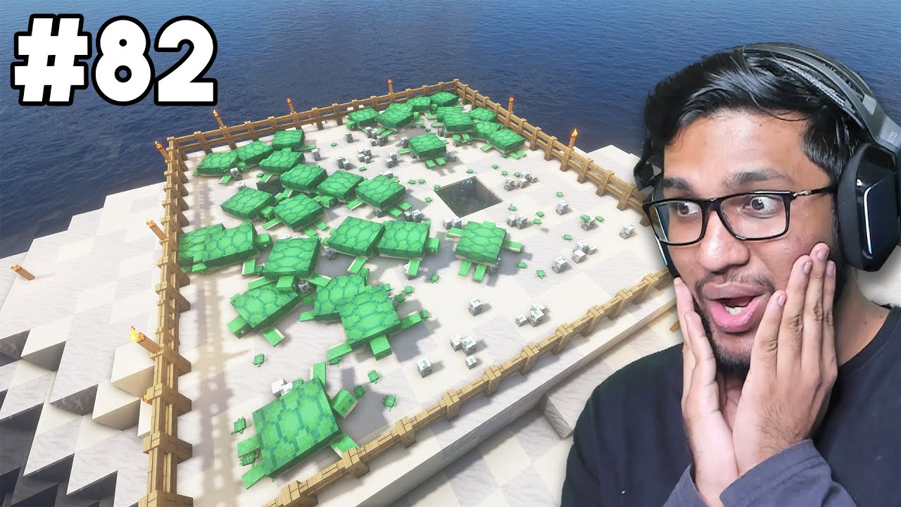 HATCHING TURTLE EGGS IN MINECRAFT KHATARNAK GRAPHICS PART 82