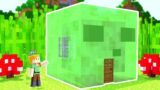 HOW TO LIVE INSIDE SLIME IN MINECRAFT!