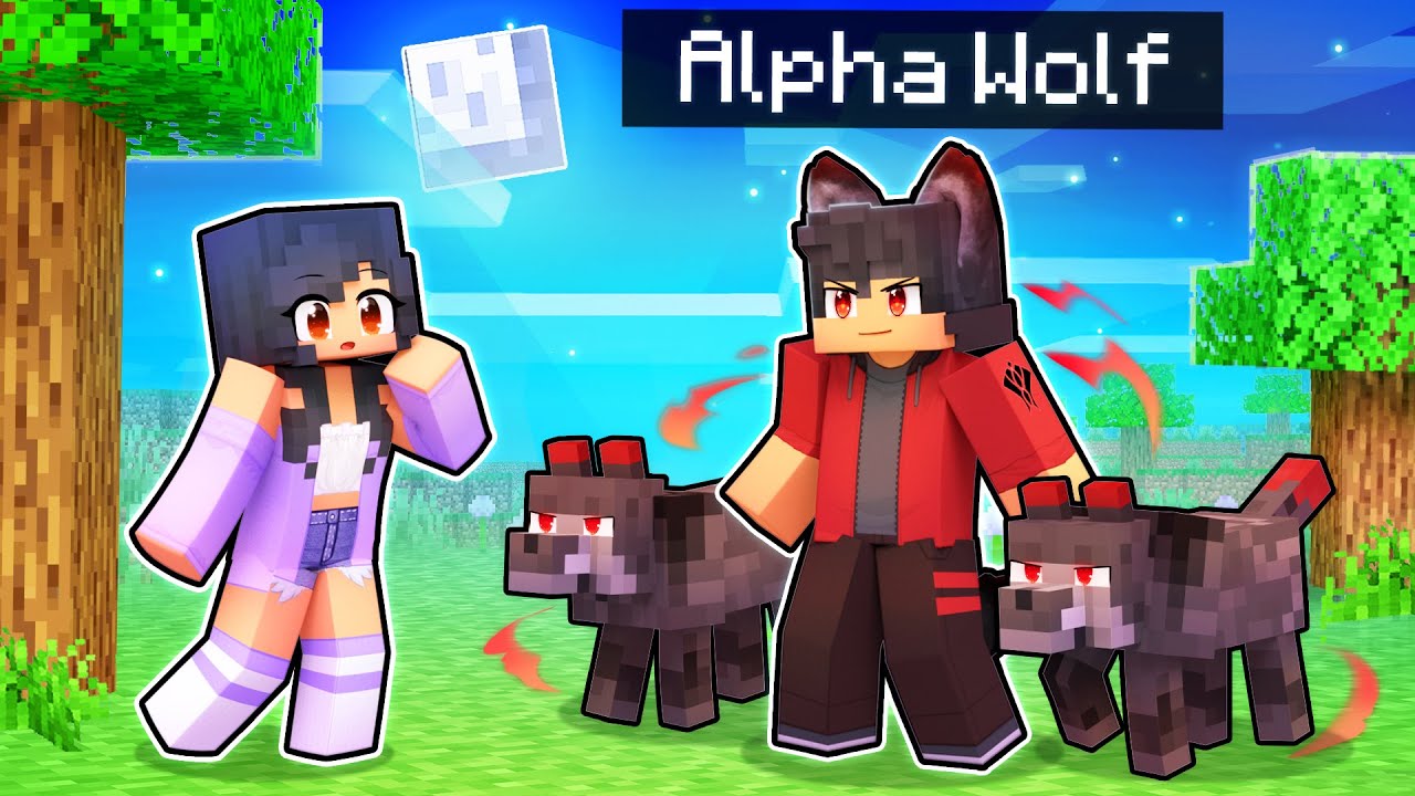 Living With The ALPHA Wolf In Minecraft! - Minecraft videos