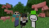 Minecraft, But Every Mob Looks Like A Pig…