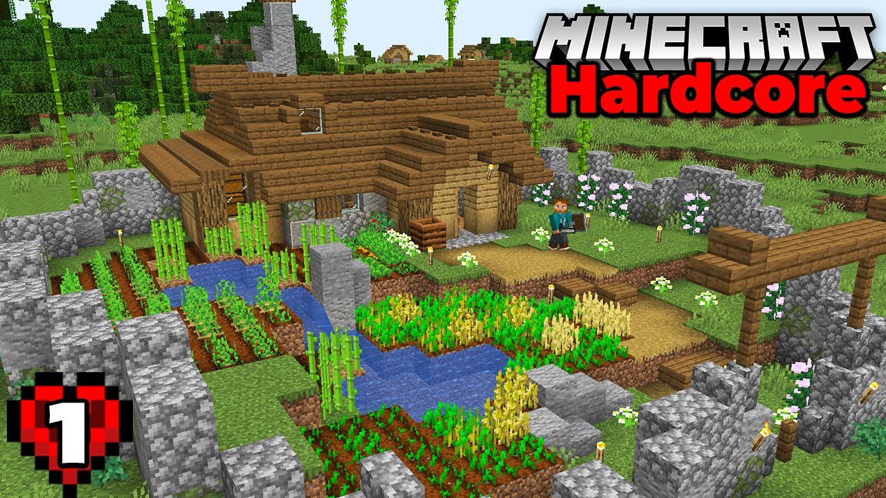 Minecraft Hardcore Let S Play The Starter House Episode 1   Minecraft Hardcore Let39s Play The Starter House Episode 1 