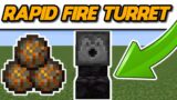 Minecraft Rapid Fire Turret Tutorial (Java & Bedrock) #Shorts
