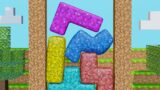 Minecraft Softbody Tetris Simulation