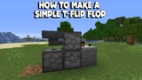 Minecraft #shorts :: Super Simple and Compact T-Flip Flop in 1.16.3