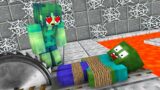 Monster School : SAVE THE ZOMBIE CHALLENGE – Minecraft Animation