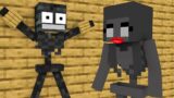 Monster School : WITHER SKELETON LOVE CURSE CHALLENGE – Minecraft Animation