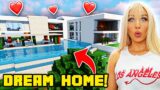 My CRUSH surprises me with my DREAM HOME in Minecraft!