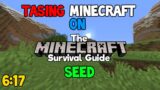 TASing Minecraft on the "Survival Guide" Seed | TAS | 6:17