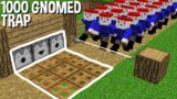 UNREAL TRAP vs 1000 GNOMED in Minecraft Online !!!