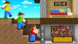 We STOLE STEVE'S NETHERITE In Minecraft!