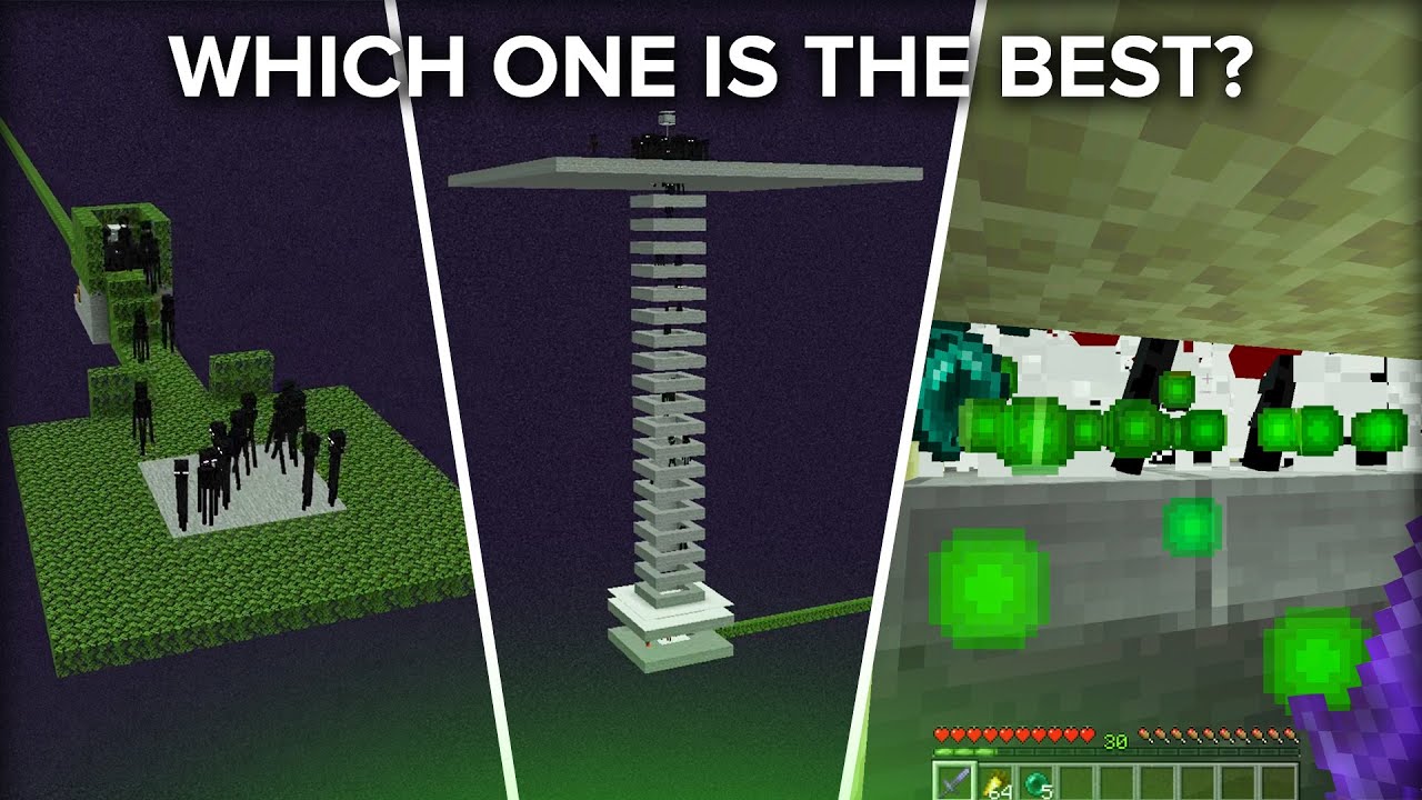 5 Best Enderman Xp Farms In Minecraft Tested And Rated Minecraft Videos