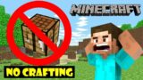 BEATING MINECRAFT WITHOUT CRAFTING ANYTHING CHALLENGE ! AYUSH MORE