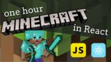 Building Javascript Minecraft  in 1 hour  –  [React & Three.js Tutorial]
