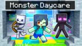 Dropped off at MONSTER Daycare In Minecraft!