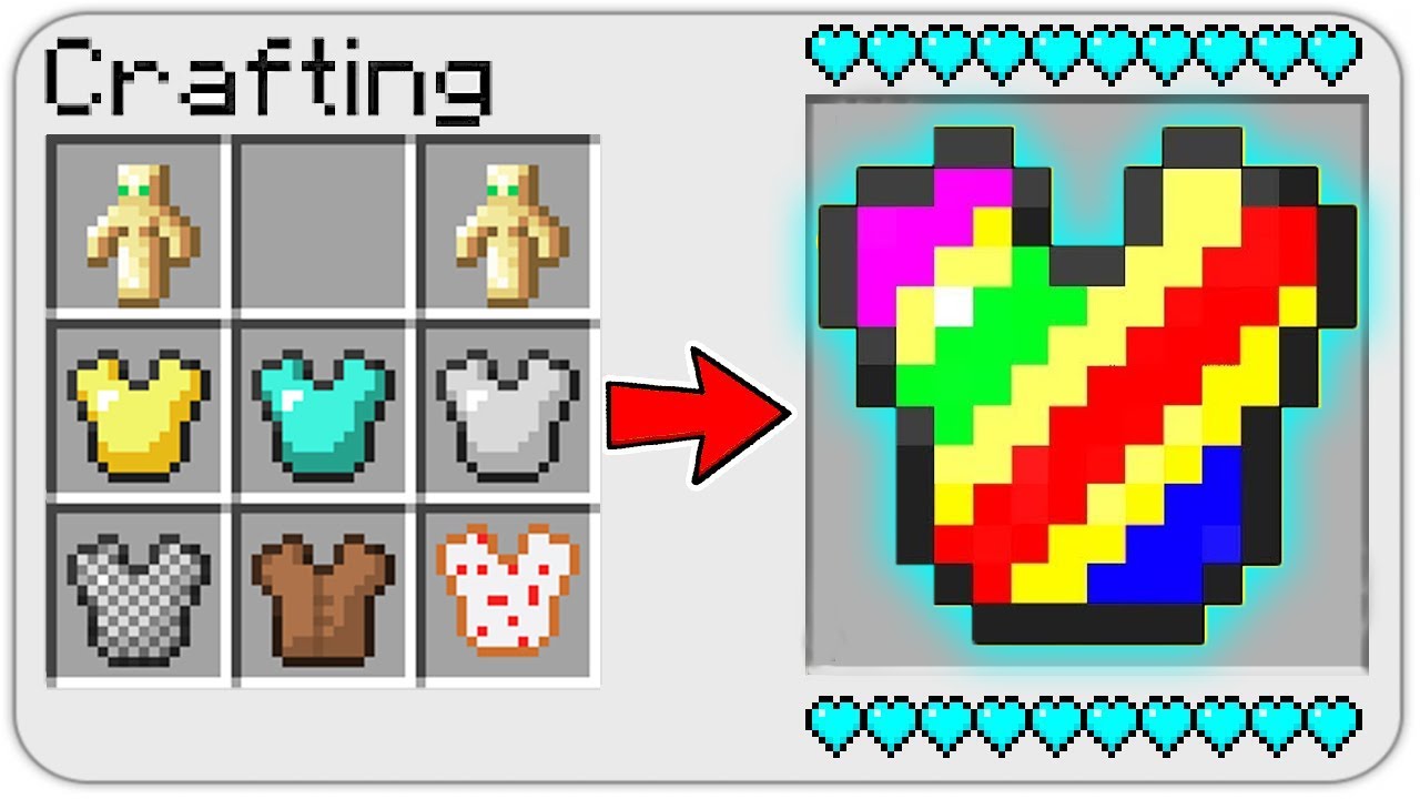 HOW TO CRAFT a SUPER ARMOR in Minecraft? SECRET CRAFTING RECIPE
