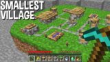 HOW to BUILD SMALLEST VILLAGE in Minecraft ??? SMALLEST VILLAGER