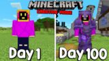 I Survived 100 Days Of Minecraft In Creative Mode And Here's What Happened…