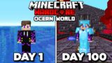 I Survived 100 Days in Hardcore Minecraft in an OCEAN ONLY World – PainDomination