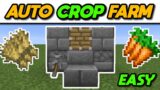 Minecraft 1.16 Automatic Crop Farm Tutorial (Java & Bedrock) #Shorts