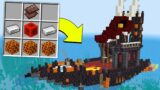 Minecraft But You Can Craft an Entire Build FROM ANY BLOCK!