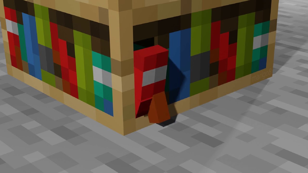 Minecraft bookshelf is sus Minecraft videos