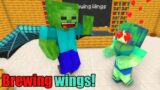 Monster School: Breawing Wings – Minecraft Animation