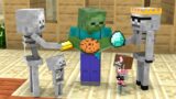 Monster School : Poor and Rich – Baby Skeleton Boy and Girl Life – Minecraft Animation