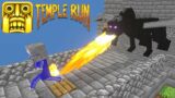Monster School : TEMPLE RUN CHALLENGE – TRY NOT TO LAUGH  – Funny Minecraft Animation