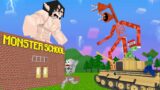 Monster School TiTan Vs Siren Head and Tank – Minecraft Animation