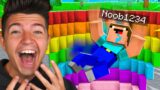 Noob1234 vs Minecraft's BIGGEST Dropper! – Challenge