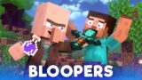 Save the Village: BLOOPERS – Alex and Steve Life (Minecraft Animation)