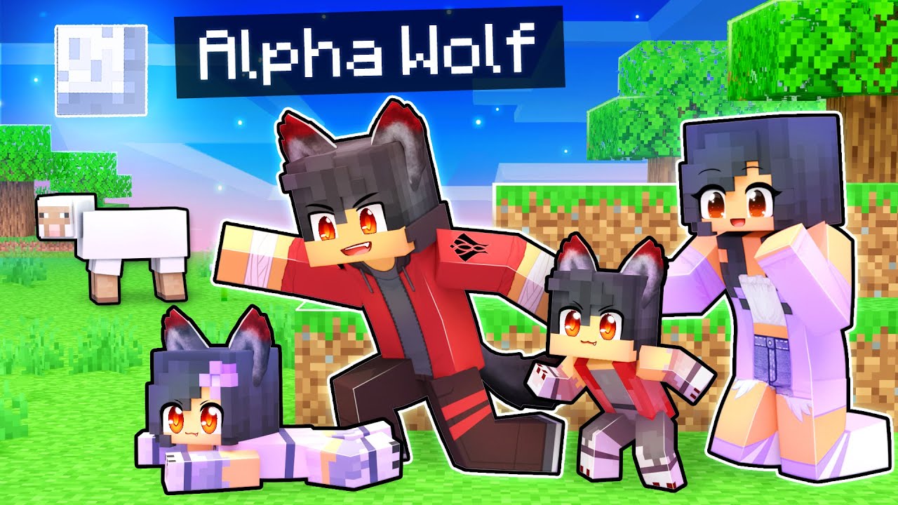 The ALPHA Wolf PACK In Minecraft! - Minecraft videos