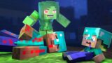 The minecraft life of Steve and Alex | Mom Zombie | Minecraft animation