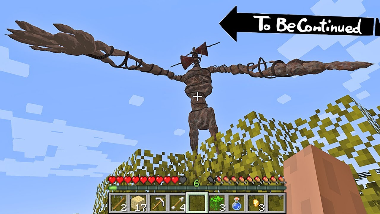 This is Real SIREN HEAD in Minecraft To Be Continued Scooby Craft part