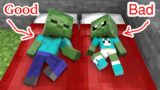 Monster School : Good Baby Zombie and Bad Baby Zombie – Minecraft Animation