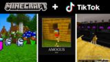 Among US MOBS in Minecraft | Minecraft Tik Tok