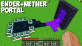 ENDER PORTAL + NETHER PORTAL ! What will HAPPEN in Minecraft ?