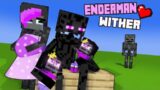 ENDERMAN and WITHER's FAMILY – SAD Monster School Minecraft Animation
