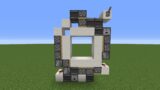 How to make a 1 Block Wide 3×3 Piston Door in Minecraft – #shorts