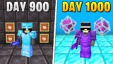 I Survived 1,000 Days in HARDCORE Minecraft…