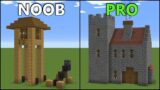 Minecraft: 15+ Castle Build Hacks! [easy]