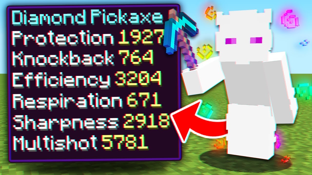 Minecraft, But Mining Gives OP Enchants... Minecraft videos