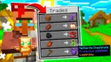 Minecraft But Villagers Trade Op Items
