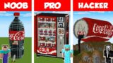 Minecraft NOOB vs PRO vs HACKER: COLA HOUSE BUILD CHALLENGE in Minecraft / Animation