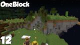 Minecraft OneBlock – Sheep Farm & Villager Work! Ep12