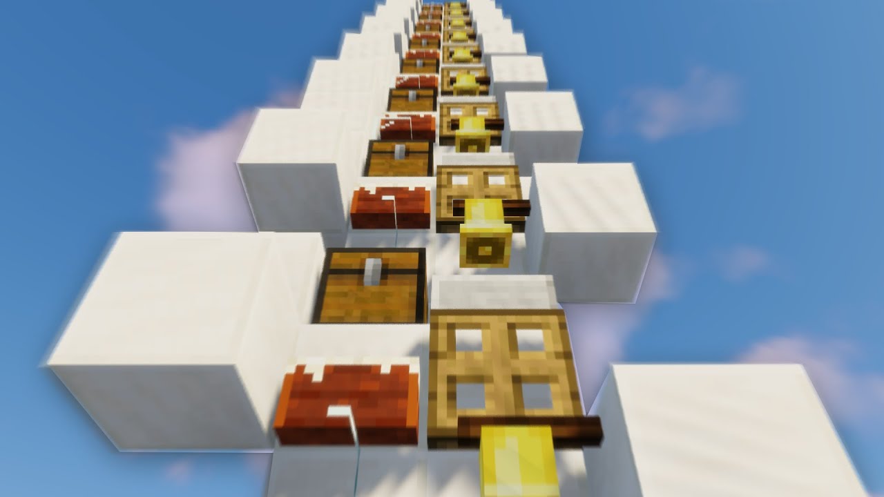 Minecraft STEEPEST Staircase Trick! shorts Minecraft videos